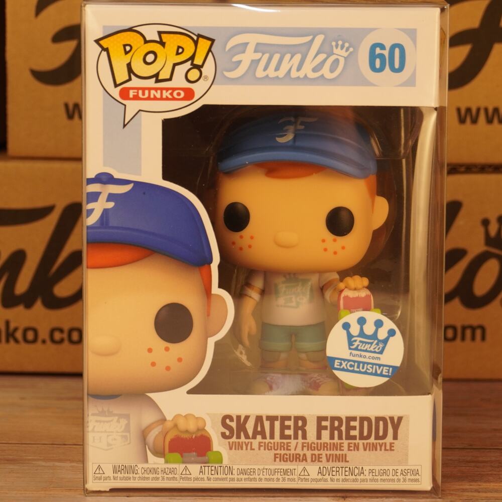 Funko Pop! Skater Freddy #60 Funko Shop Exclusive Freddy Funko Vinyl Figure